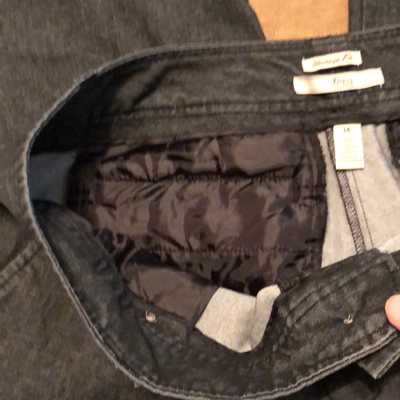 Bass Jeans Bass Heritage Fit Straight Gray Capri Jeans Sz 4 Poshmark